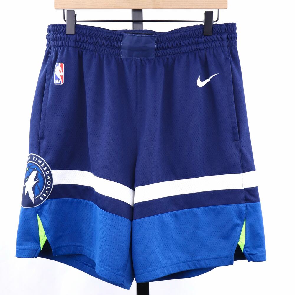 Nike Minnesota Timberwolves NBA Swingman Shorts Mens 38 Blue Basketball Dri-FIT
